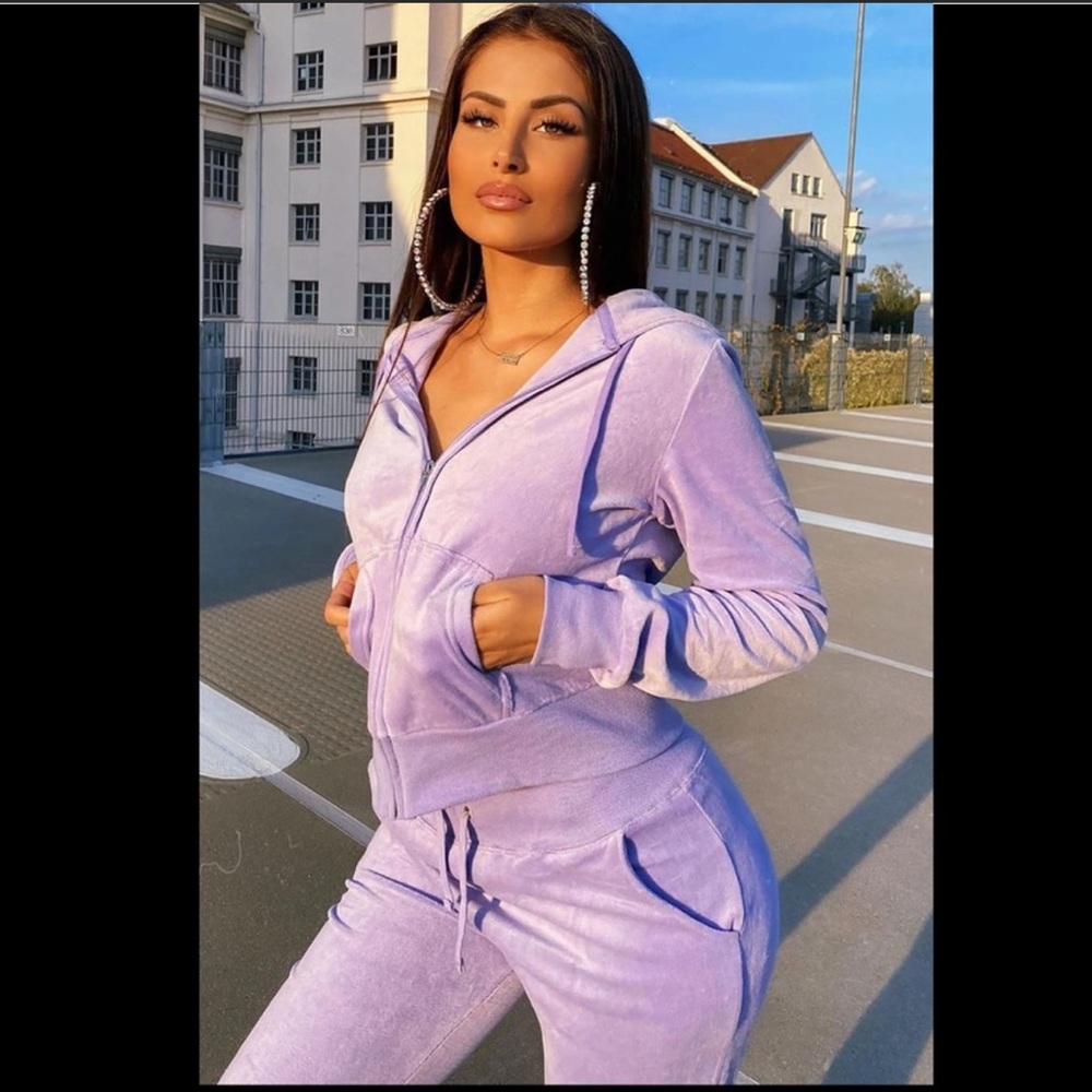 Lavender velour set